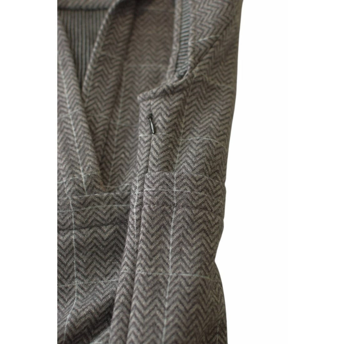 DVF Diane Von Furstenberg Bund Gray Herringbone Check Short Sleeve Mini Dress 4 - 8