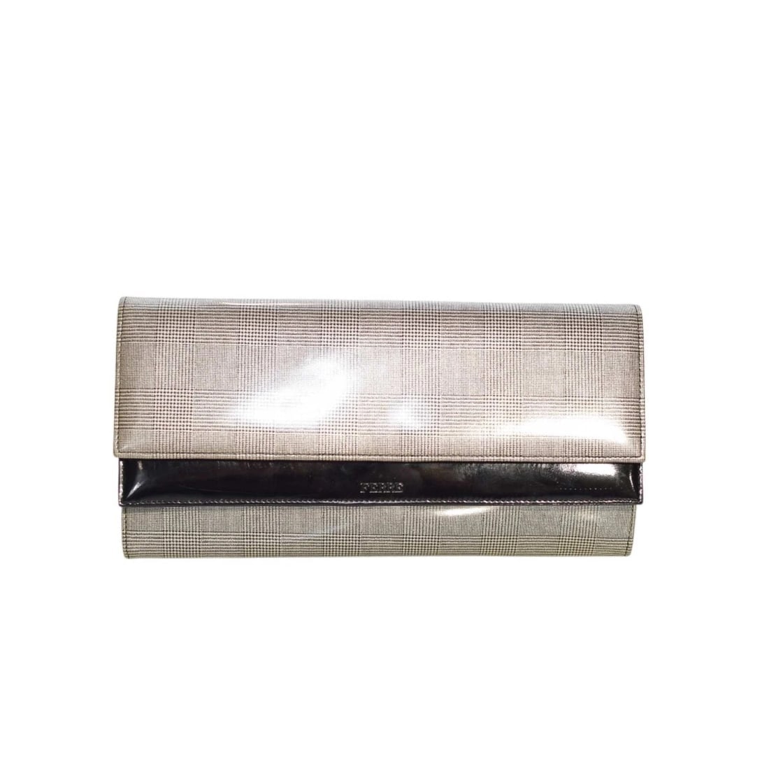 Gianfranco Ferre Prince de Galle & Black Patent Leather Clutch Bag Handbag (1 of 8)