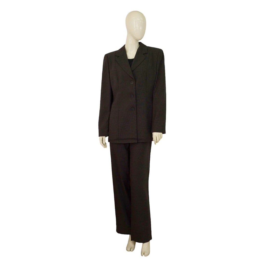 Emporio Armani Woolen Black & Dots Blazer Jacket Pants Trousers Suit Set size 48 (1 of 9)