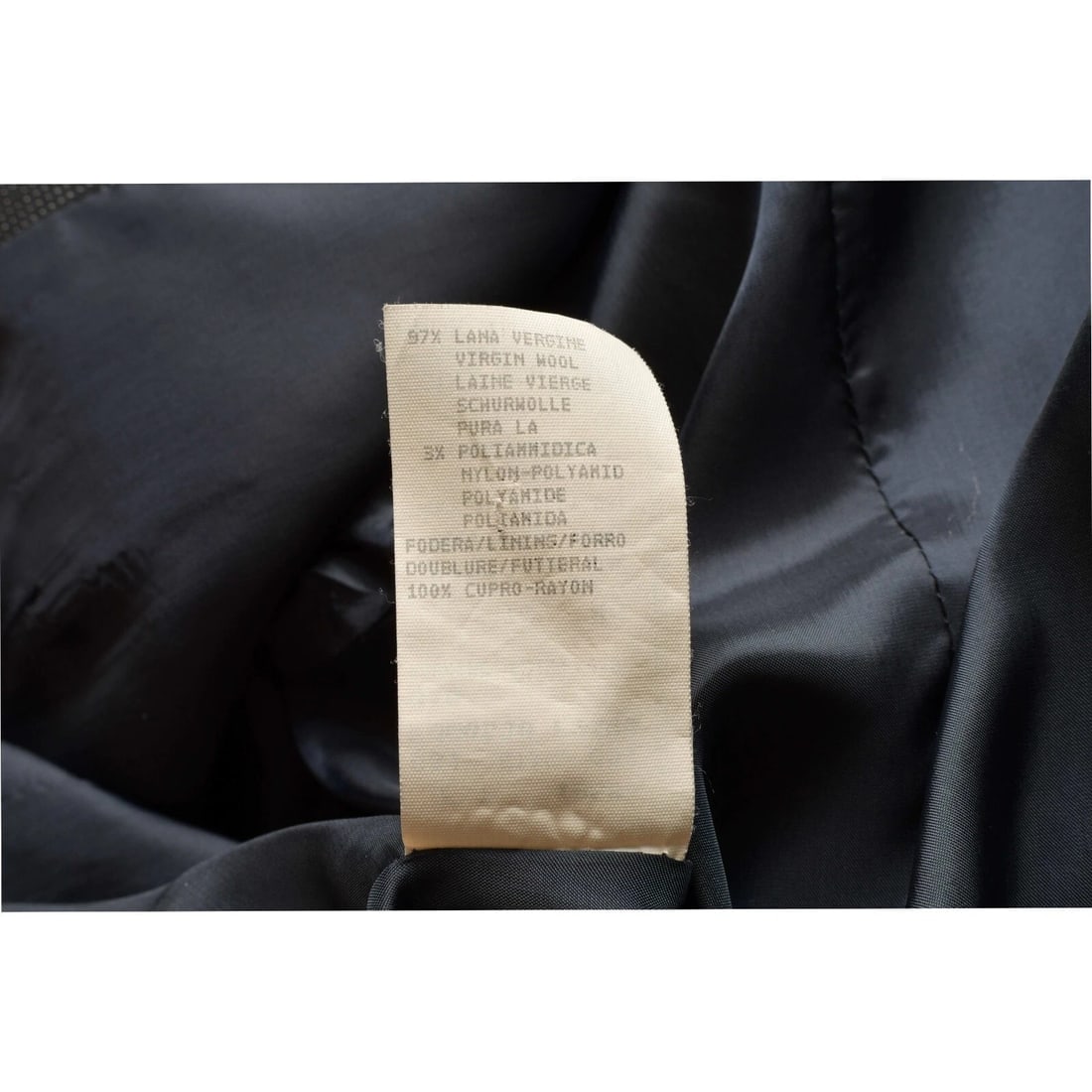 Emporio Armani Woolen Black & Dots Blazer Jacket Pants Trousers Suit Set size 48 - 5