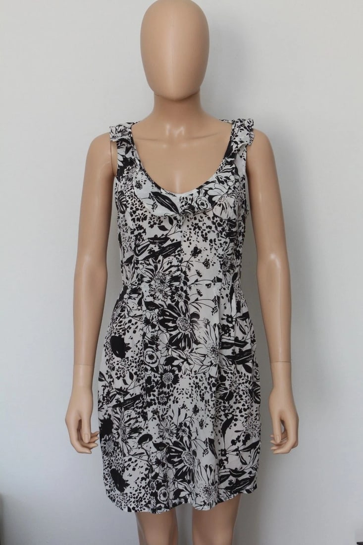 KIMCHI BLUE SIZE 6 100% SILK TOP BLOUSE - 2