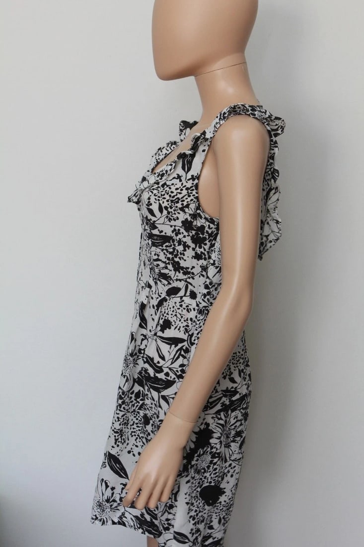 KIMCHI BLUE SIZE 6 100% SILK TOP BLOUSE - 3