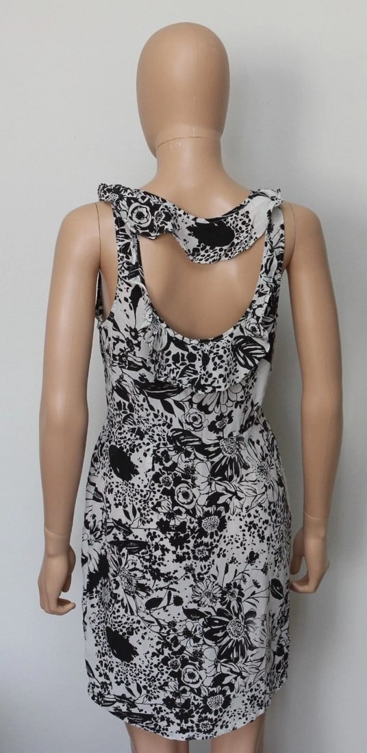 KIMCHI BLUE SIZE 6 100% SILK TOP BLOUSE - 4