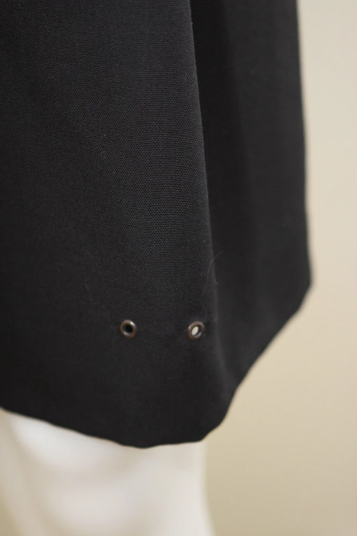 BARBARA BUI INITIALS SMALL 38 100% WOOL SKIRT LINING STYLISH - 5