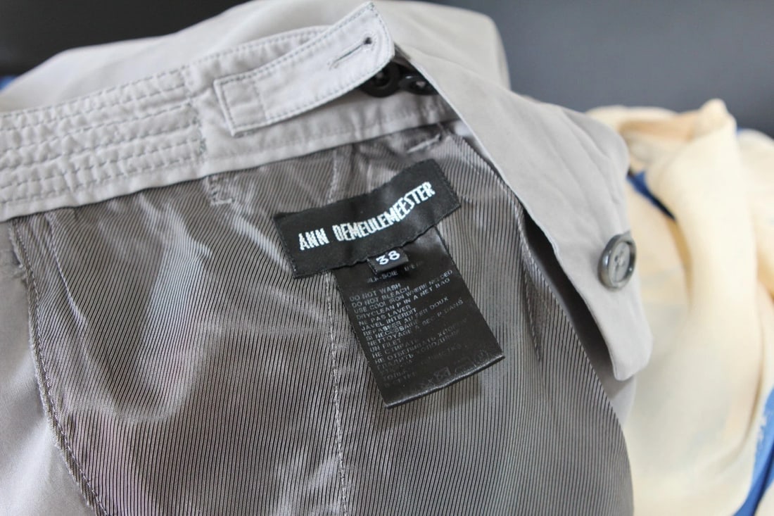 ANN DEMEULEMEESTER SIZE 38 SILK PANTS CLASSY COMFY - 5