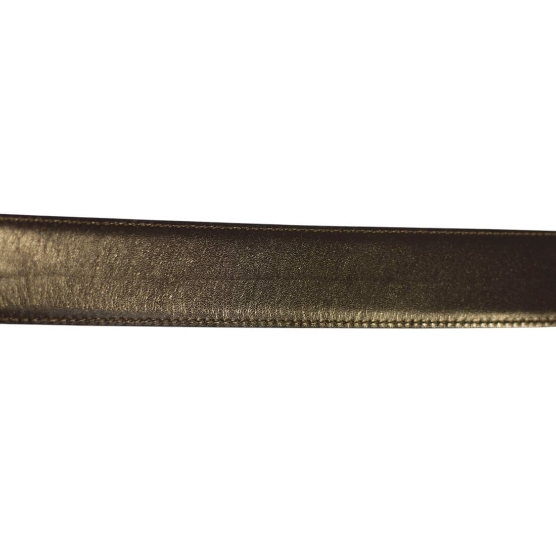 Gucci Black Leather Large G Monogram Silver Tone Buckle Waist Belt size 90 / 36 - 6