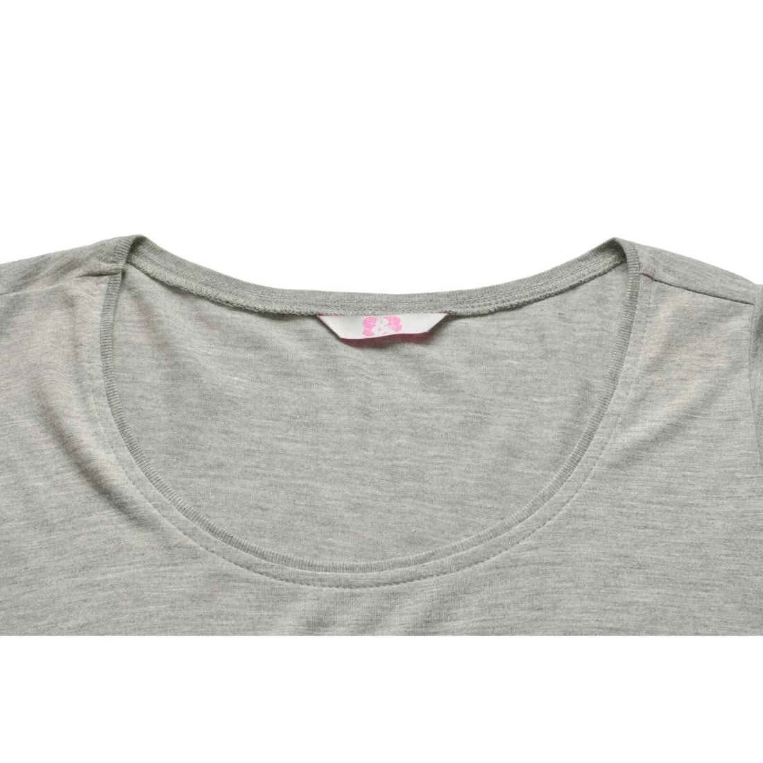 Sass & Bide S&B Gray Pink Chain Fringes T-Shirt A- Line Top Blouse size S - 4