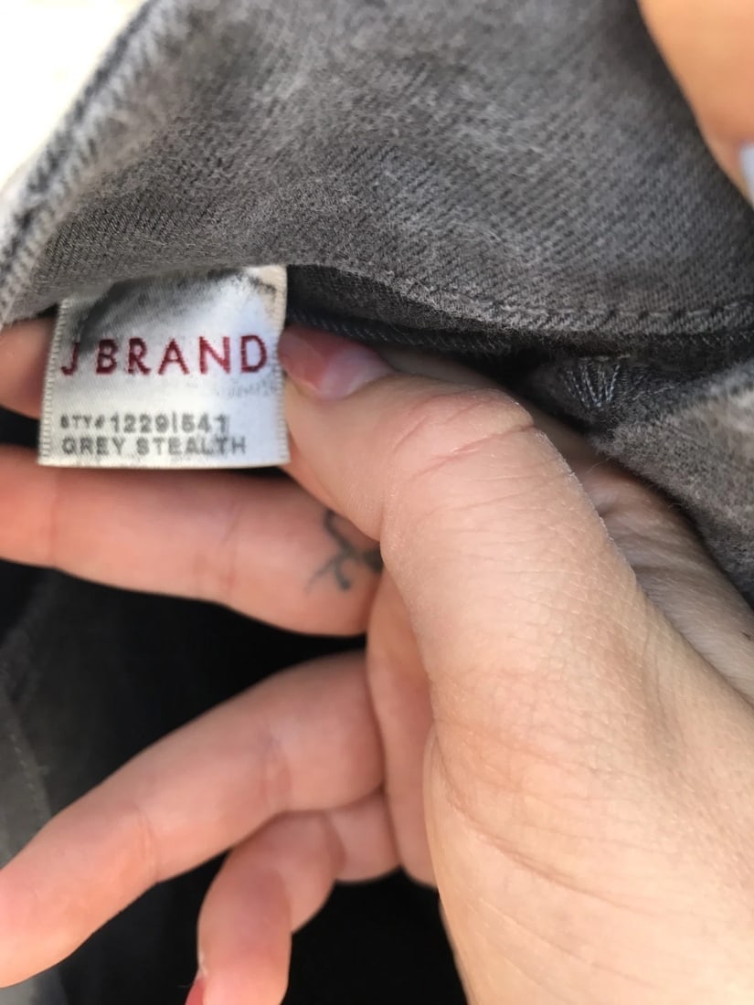 Trendy J Brand For Intermix Gray Cargo Jeans Size 26 Cotton - 10