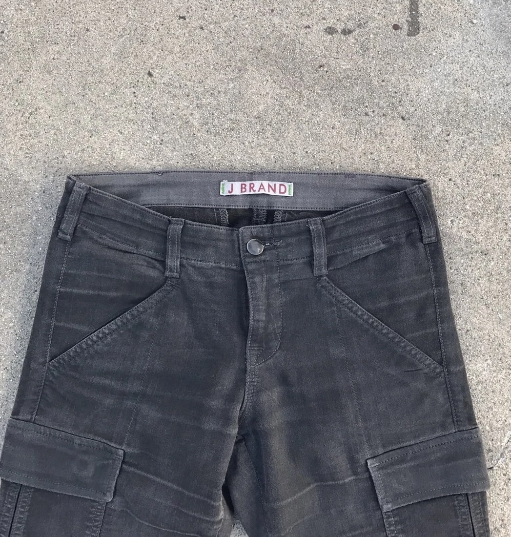 Trendy J Brand For Intermix Gray Cargo Jeans Size 26 Cotton - 3
