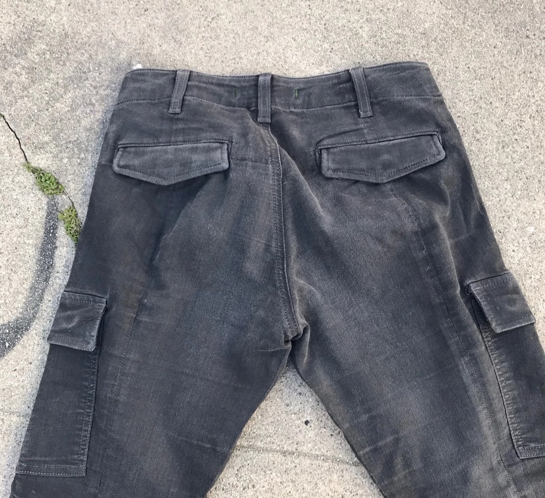 Trendy J Brand For Intermix Gray Cargo Jeans Size 26 Cotton - 6