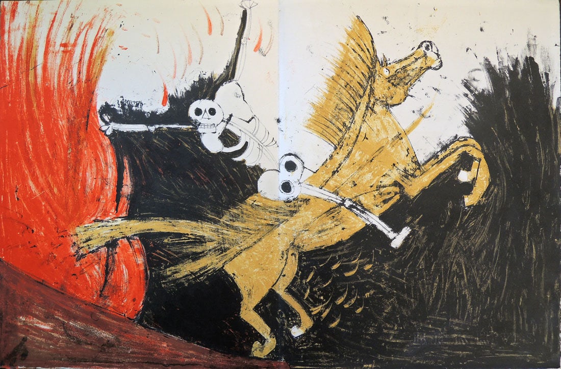 Rufino Tamayo Lithograph 15d Apocalypse of Saint John 1959: Title: Rufino Tamayo Lithograph 15d Apocalypse of Saint John 1959 Description: Artist: Rufino Tamayo Country: Mexico Title: Apocalypse of Saint John ? 15d Medium: Original Lithograph Marks: Not signed