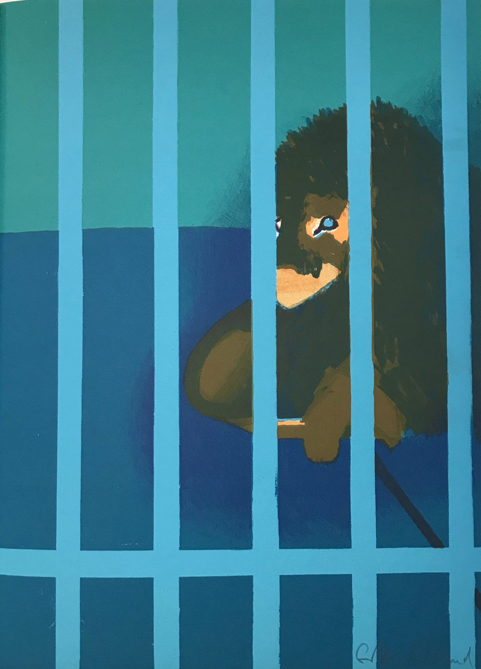 Gilles Aillaud Signed Original Lithograph Salicorne 1972* (1 of 1)