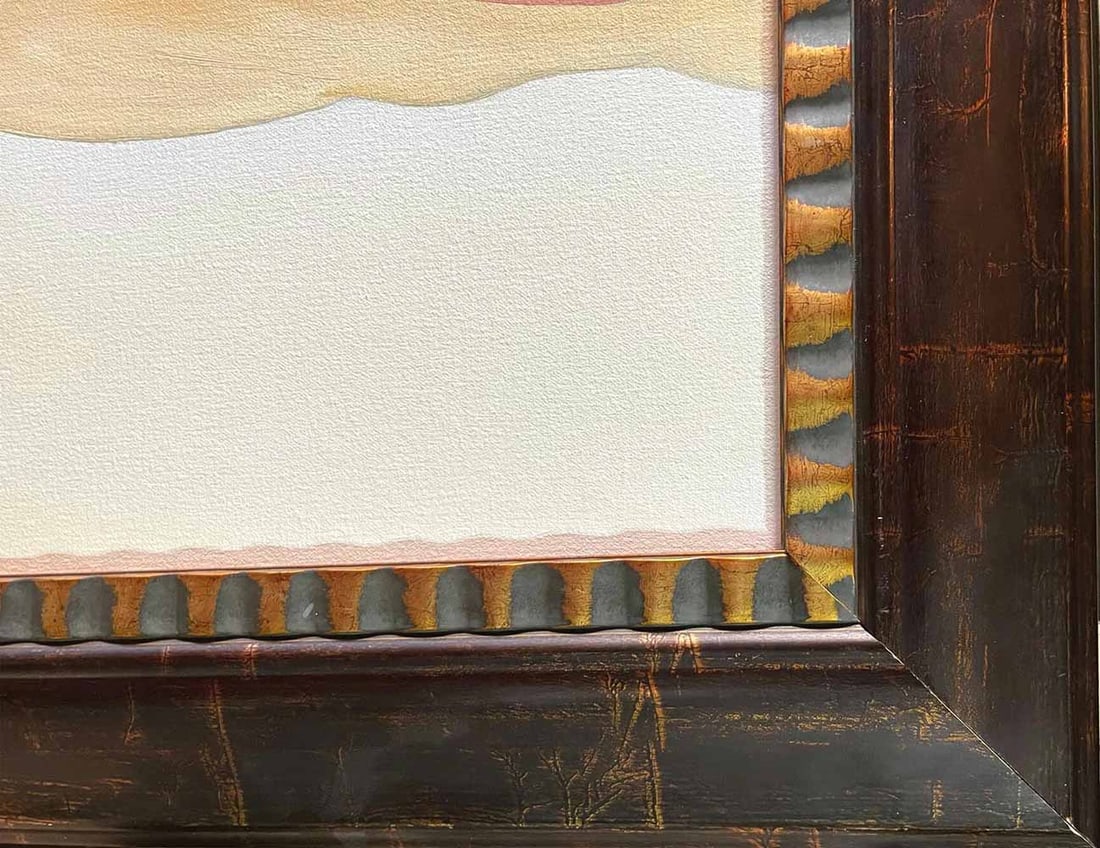 Grace Absi Mountain View 2 2002 Oil Painting on Canvas Framed - 2