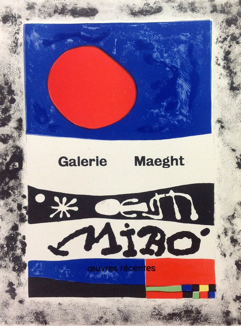 Joan Miro Lithograph 51 Oeuvres-Recentes Art in Posters1959 (1 of 1)