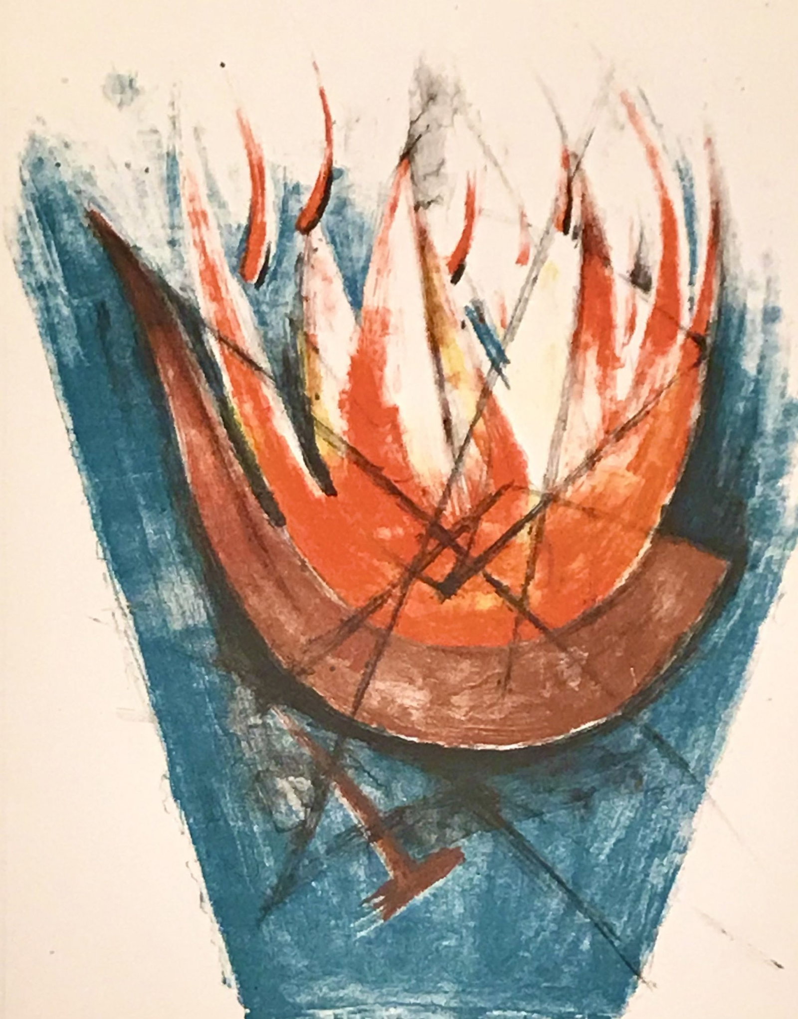 Rufino Tamayo Lithograph 6 Apocalypse of Saint John 1959: Title: Rufino Tamayo Lithograph 6 Apocalypse of Saint John 1959 Description: Artist: Rufino Tamayo Country: Mexico Title: Apocalypse of Saint John ? 6 Medium: Original Lithograph Marks: Not signed, no