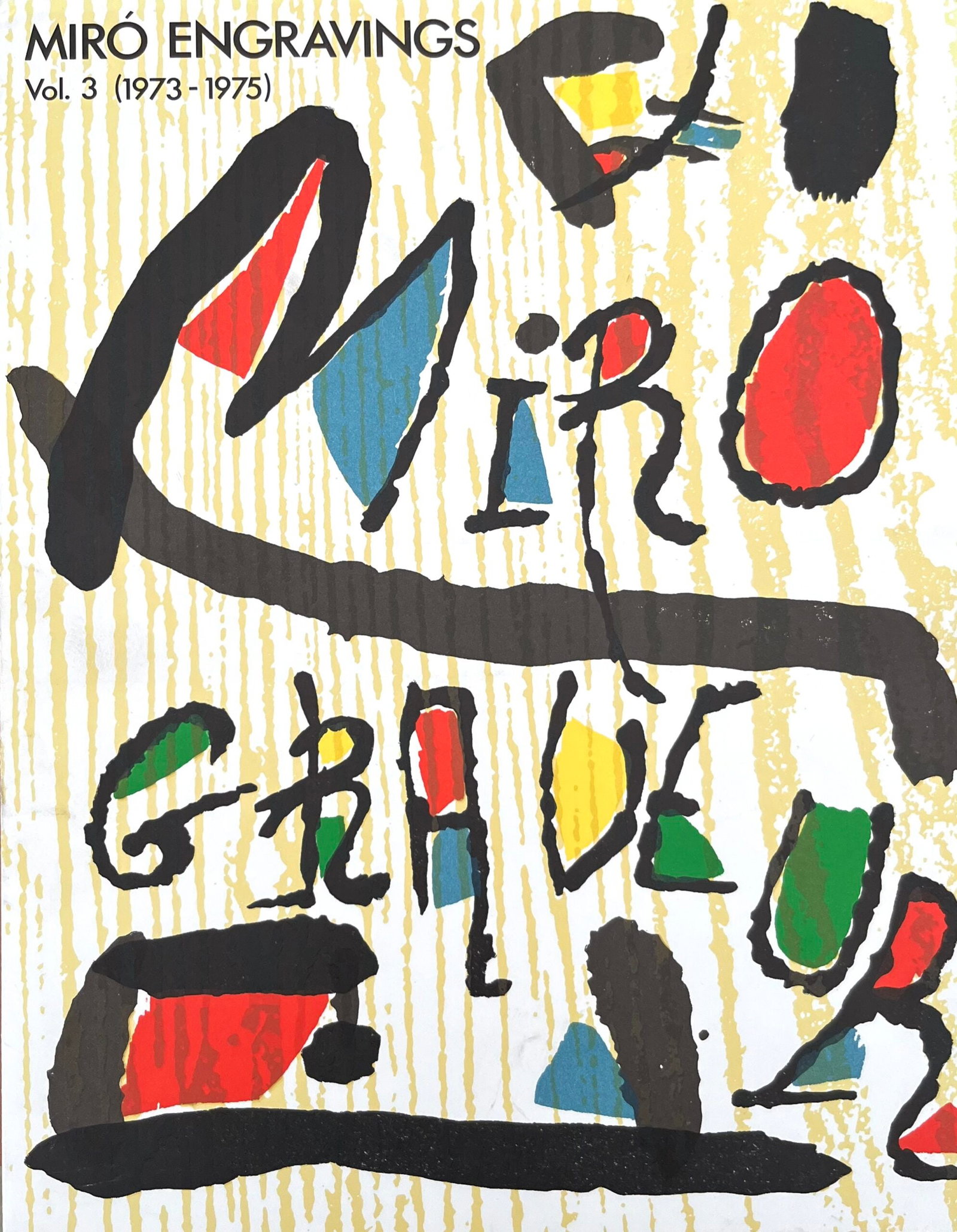 Joan Miro Original Woodcut engraver v2-c 1989 (1 of 1)