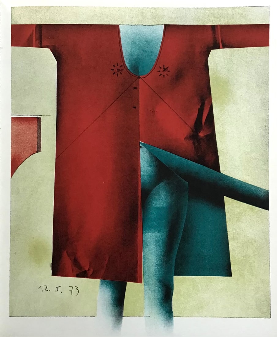 Paul Wunderlich Original Lithograph Kleiner Mantel 1973 (1 of 1)