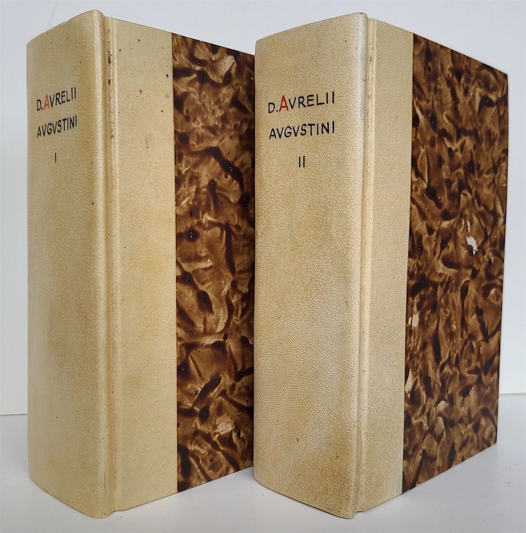 1545 WORKS of Aurelius AUGUSTINUS 2 volumes 16th CENTURY antique (1 of 8)