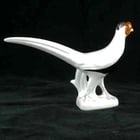 Silver Pheasant Porcelain Figurine - 4