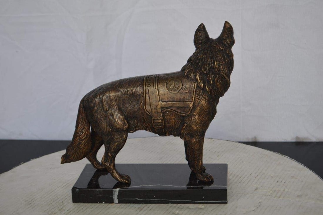Service Dog standing - Size: 12"L x 5"W x 12"H. - 8