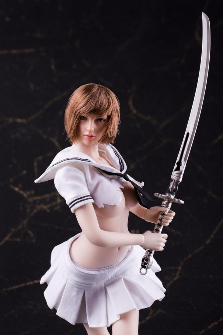 Metal Sword Weapon 1/6 Scale for 12" Hot Toys Phicen Worldbox Action Figure - 2