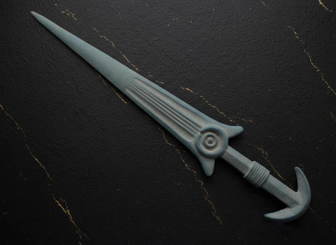 Ancient Scythian Style Bronze Akinakes Short Sword Museum Display Piece - 10