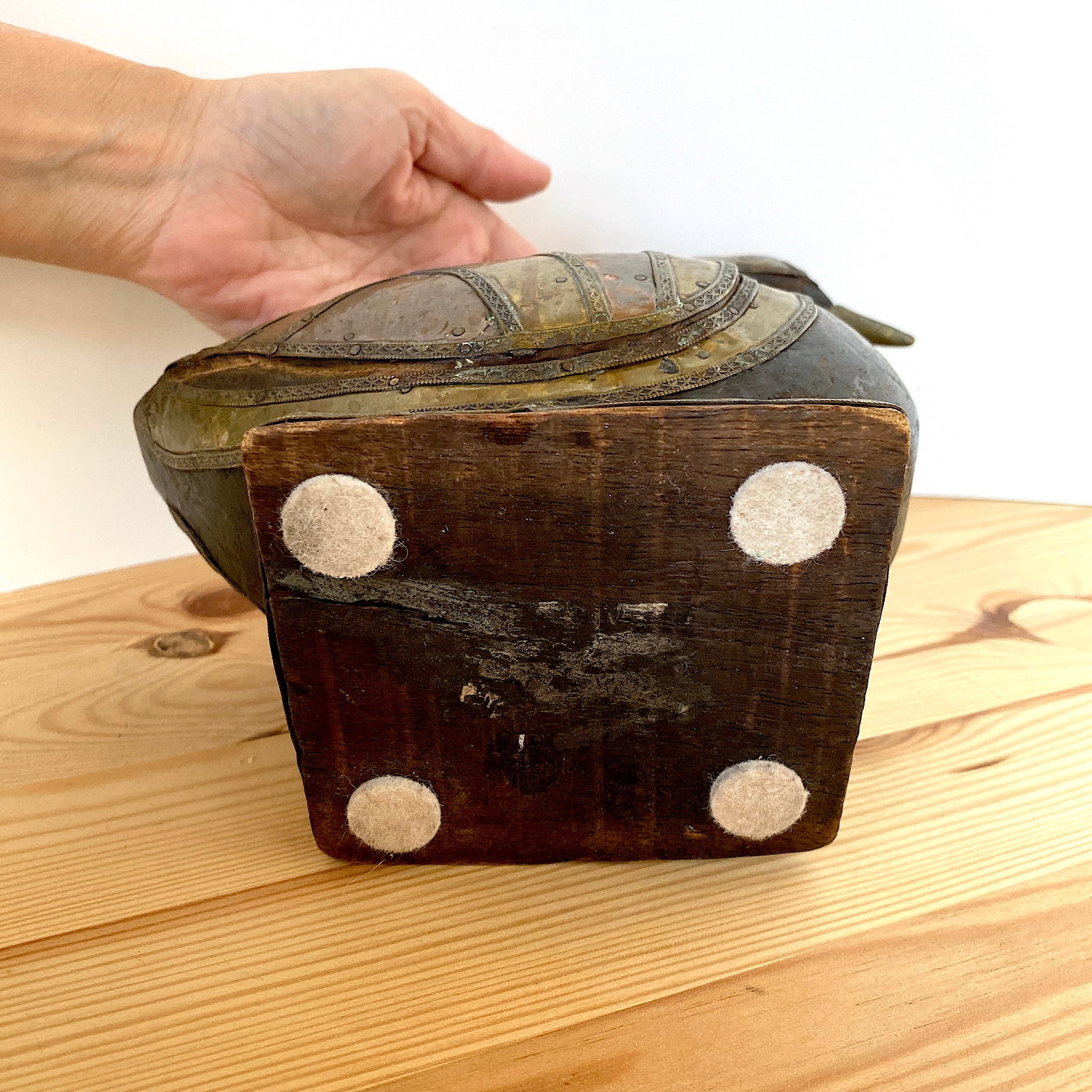 Brass copper duck statue - 6