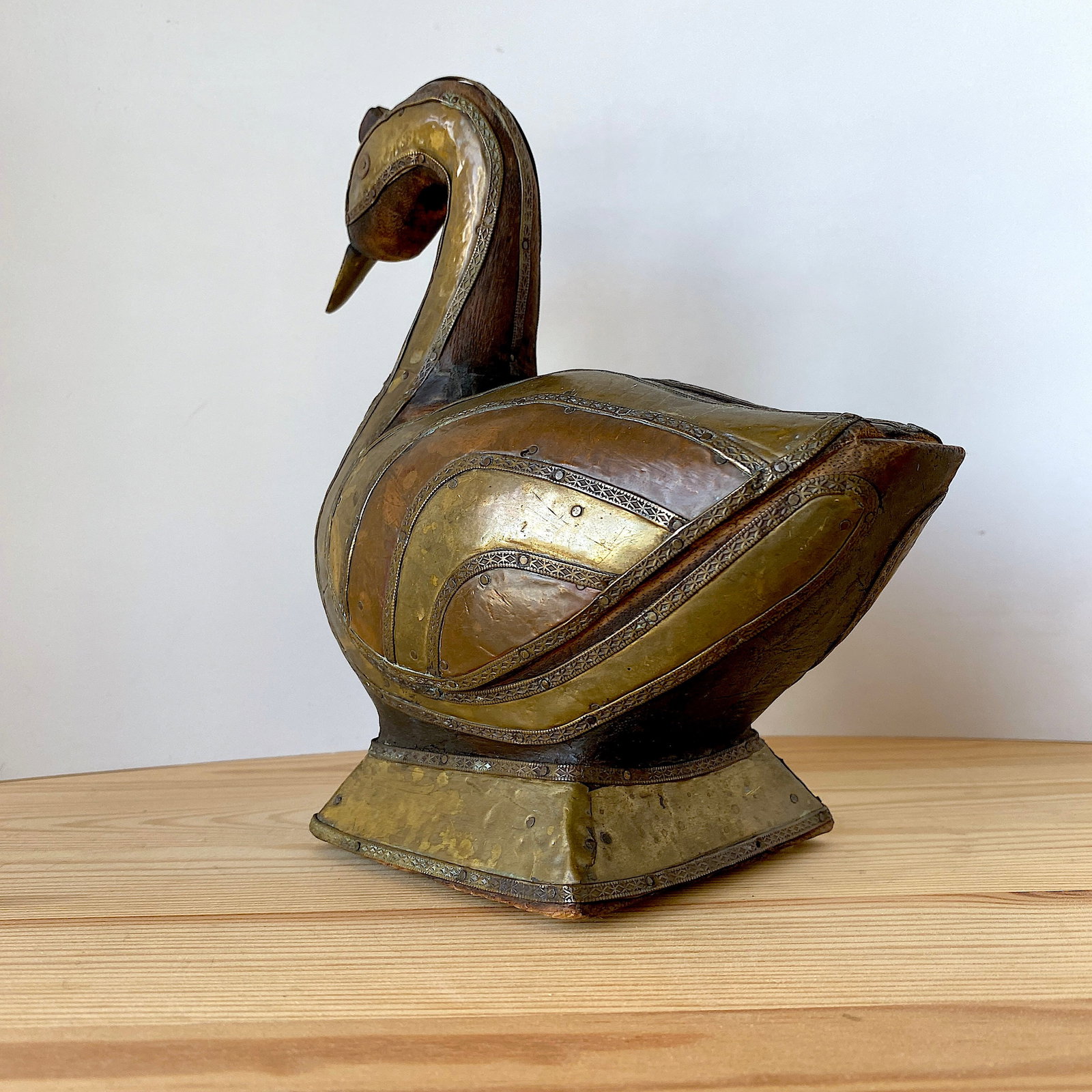 Brass copper duck statue - 8
