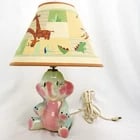 Child's Totline Elephant Lamp 1950's - 2