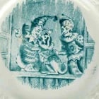 19th C Punch Transferware Child's Plate - 3