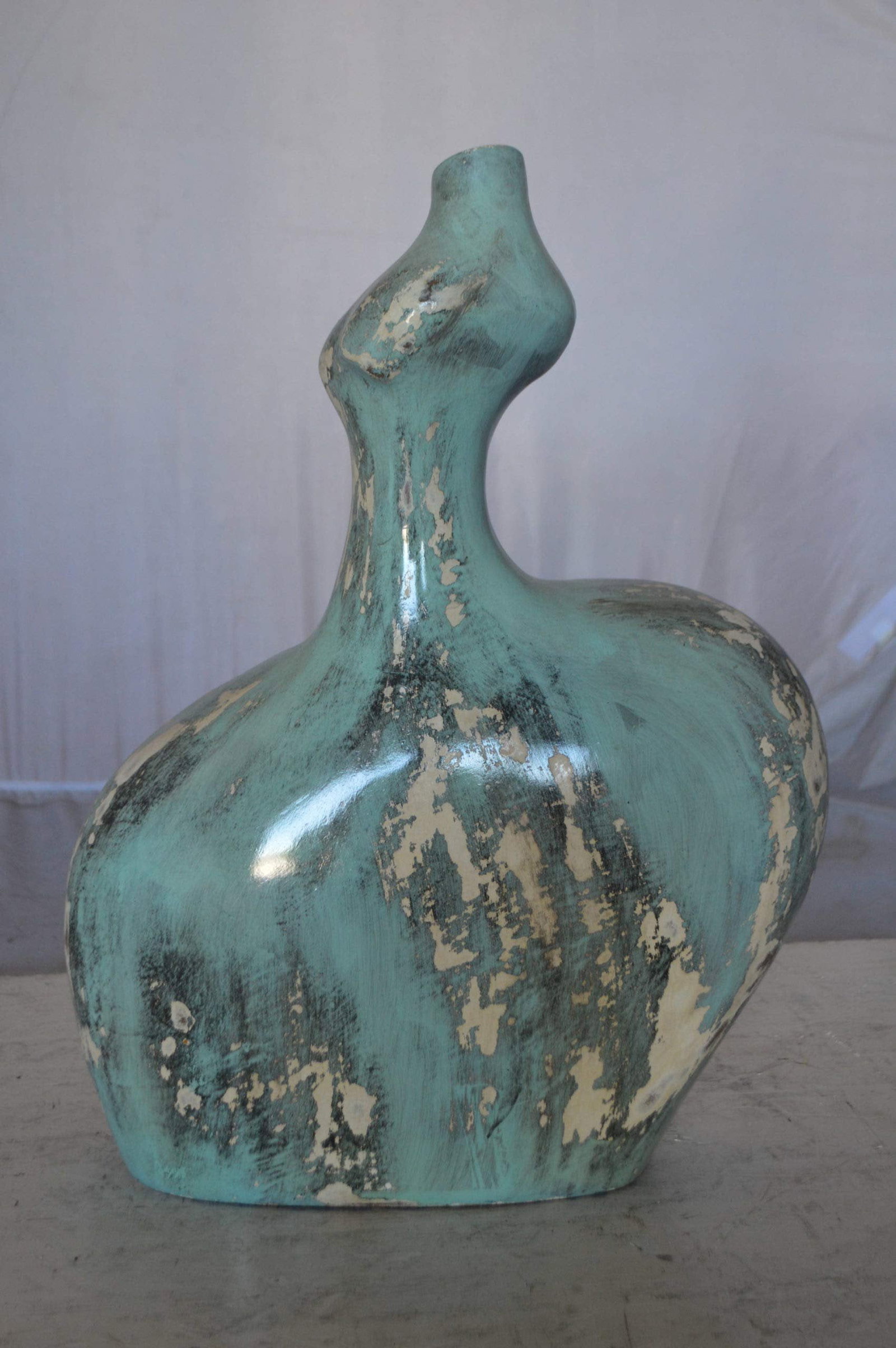 Resin sculpture of a Women body - modern art - Size: 13"L x 6"W x 20"H. - 9