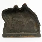 Pair Iron Riderless Iron Horse Bookends - 10