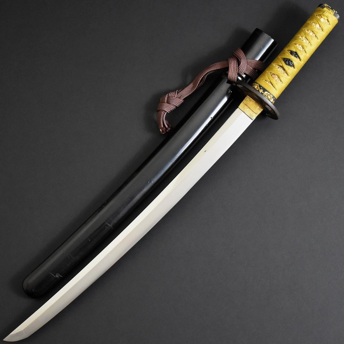 Edo Period Jyumyo Katana Japanese Wakizashi Samurai Sword with NBTHK Kicho & Koshirae - 10