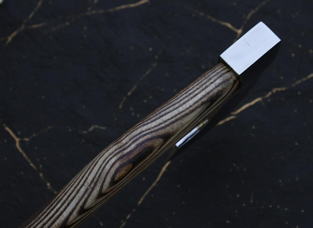 Hand Forged Viking Axe Tomahawk with Engraved Ash Wood Handle & Leather Sheath - 5