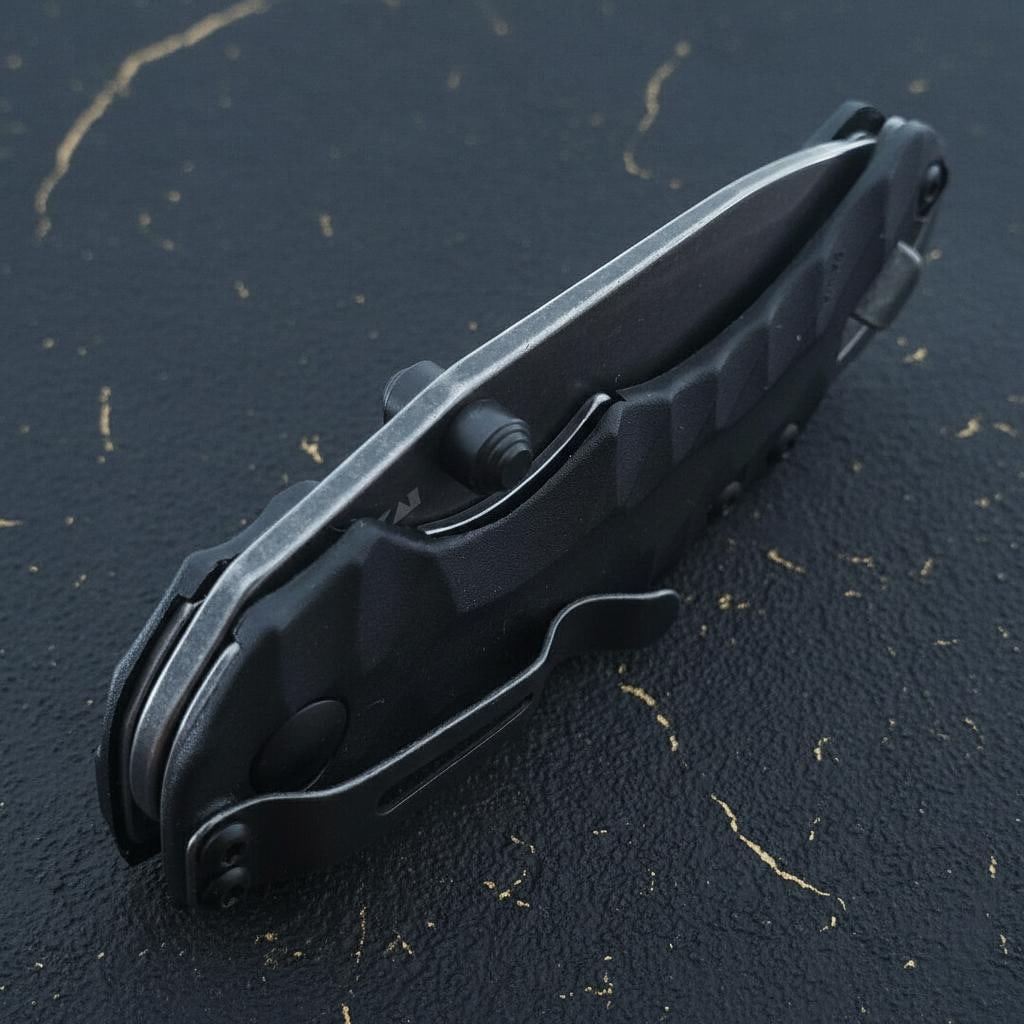 Kershaw Shuffle II Folding Tanto Knife with BlackWash Blade & Multitool GRN Handle - 4