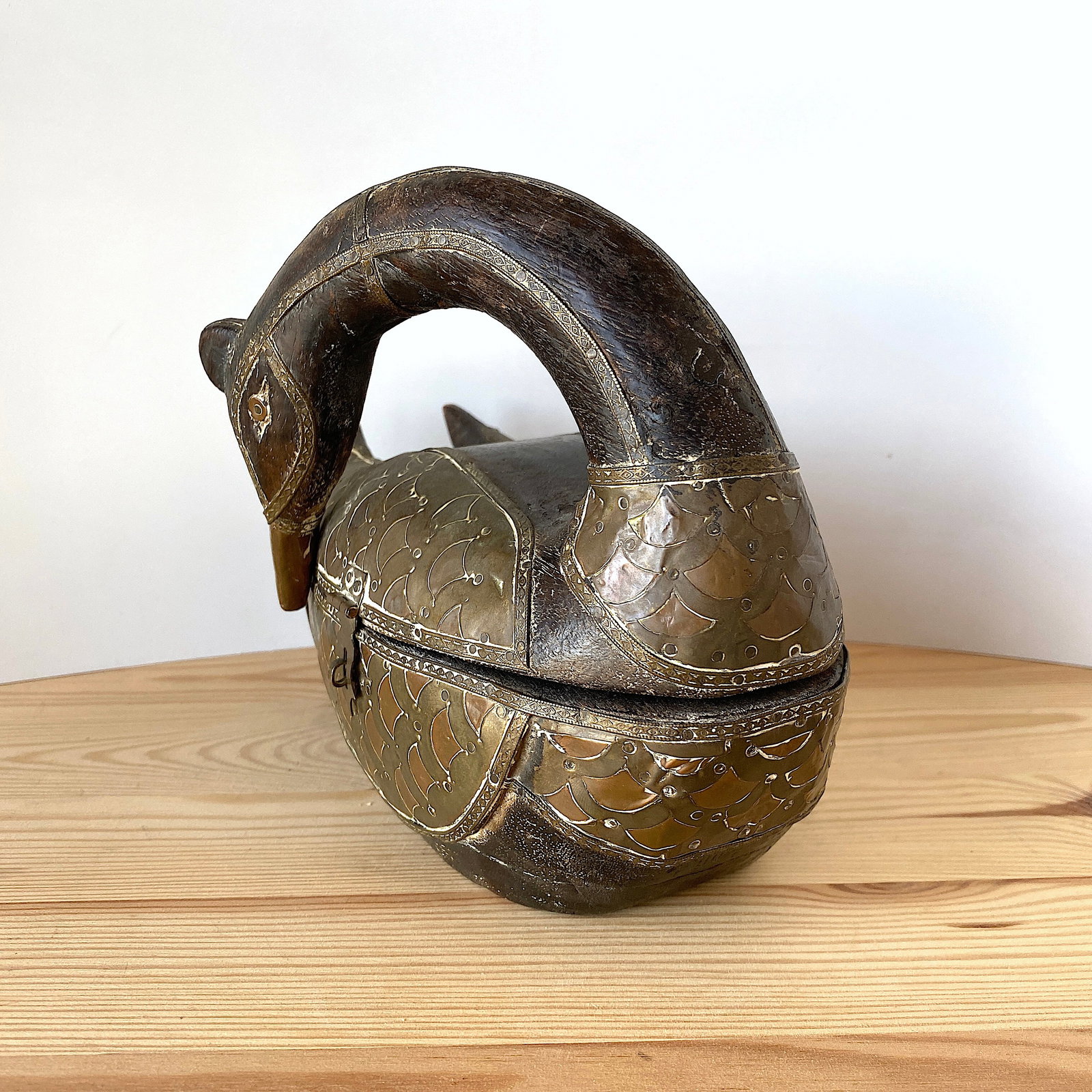 Mallard Copper wooden trinket box - 2