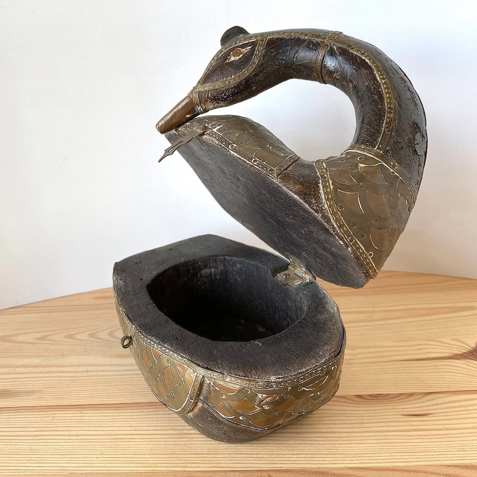 Mallard Copper wooden trinket box - 7