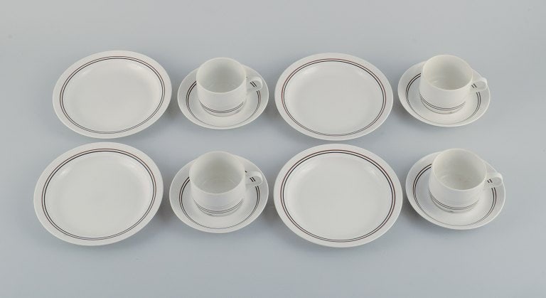 Rörstrand coffee service for four people. Swedish design, 1960s. Consisting of four coffee cups (1 of 5)