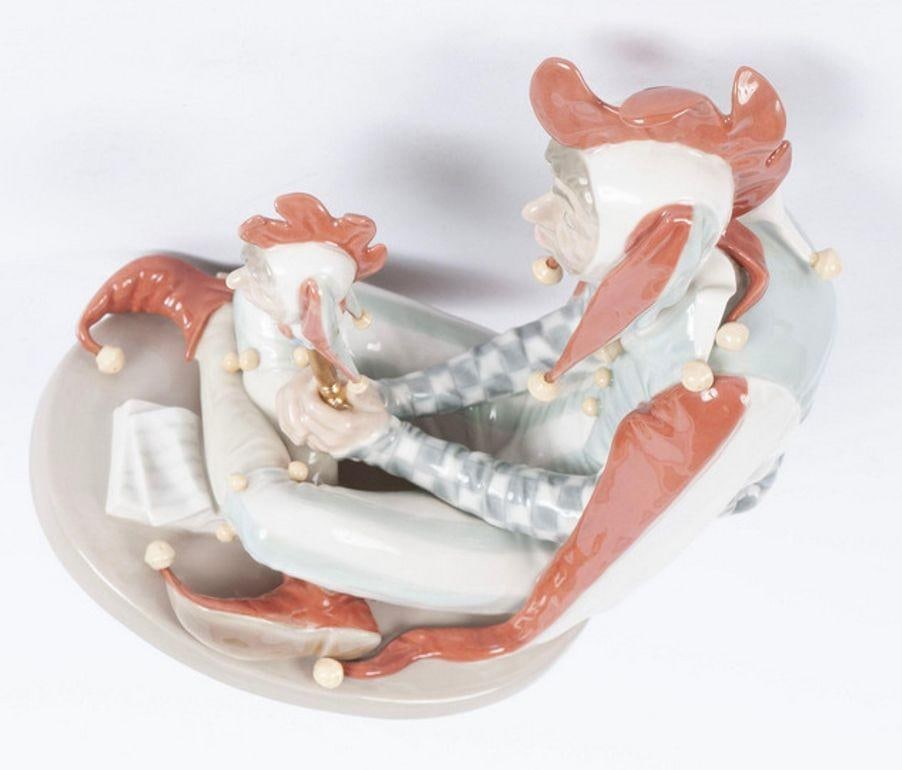 Norman Rockwell Court Jester Statue by Lladró Porcelain, Ltd 1234/5000 - 11