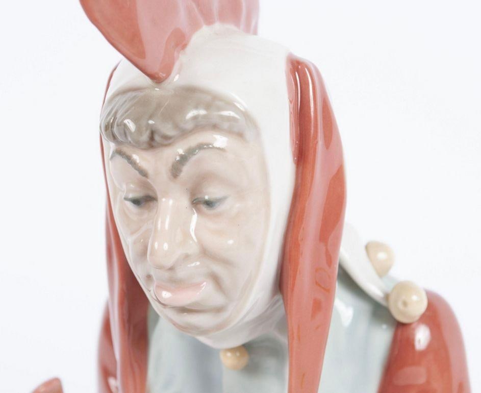 Norman Rockwell Court Jester Statue by Lladró Porcelain, Ltd 1234/5000 - 5