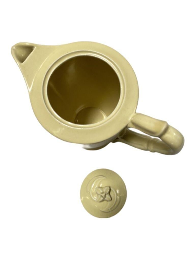 1950's Yellow Vernon Kilns Califonia Ceramic Large Tea Pot - 3