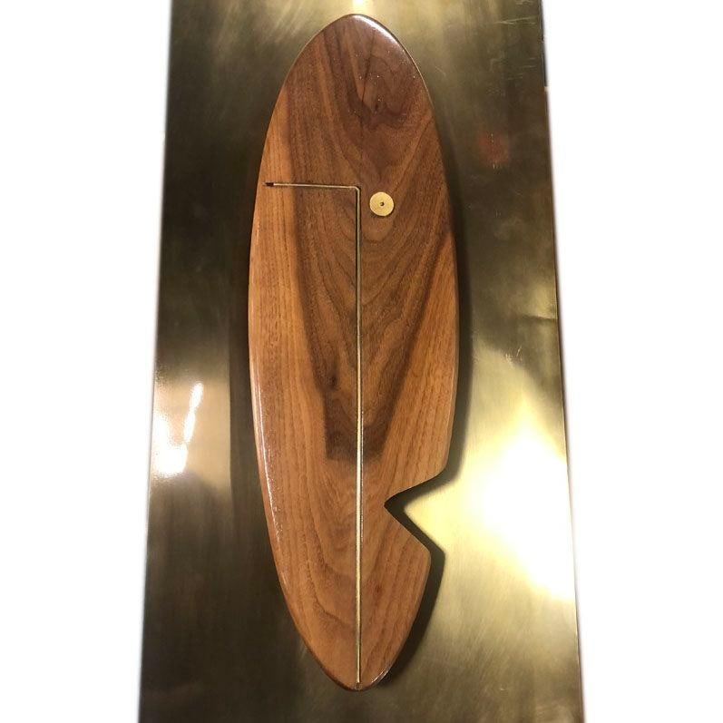 Midcentury "Face" Wall Art Sculpture Pair by Westwood Chadwick - 11