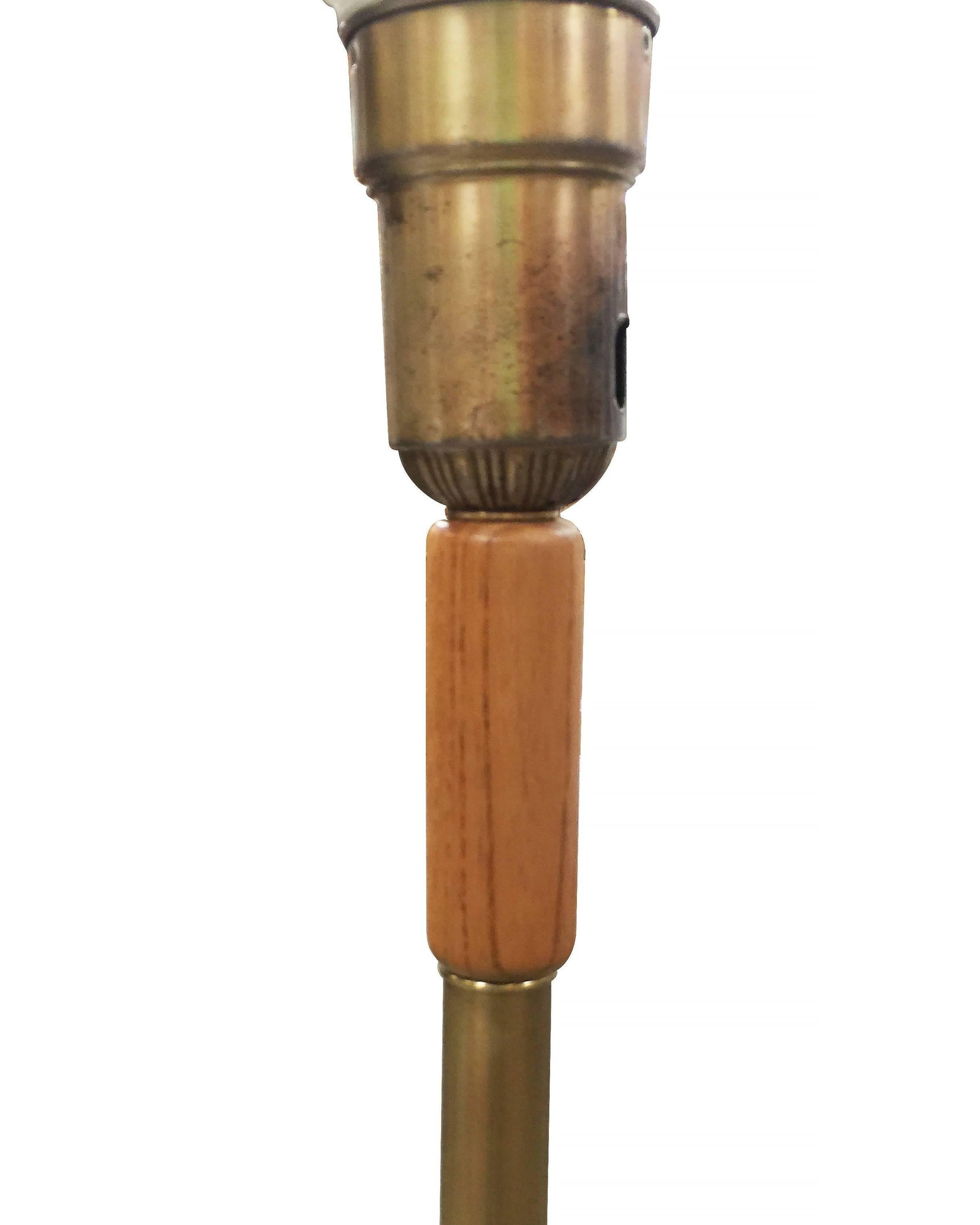 Heifetz Style Hand-Carved Torchiere Floor Lamp - 5