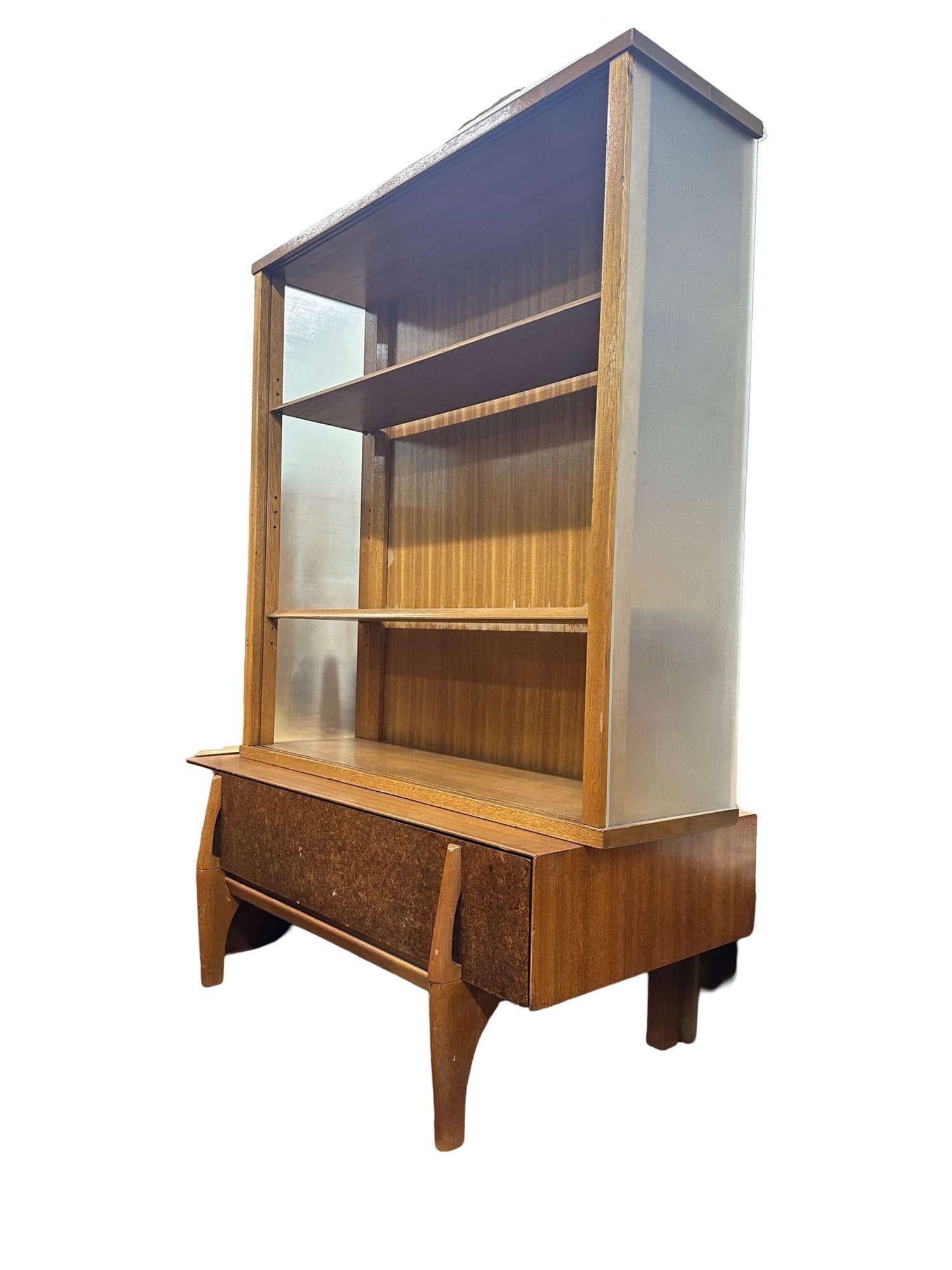 John Keal Wall Unit / Vitrine with Drawers for Brown Saltman - 14
