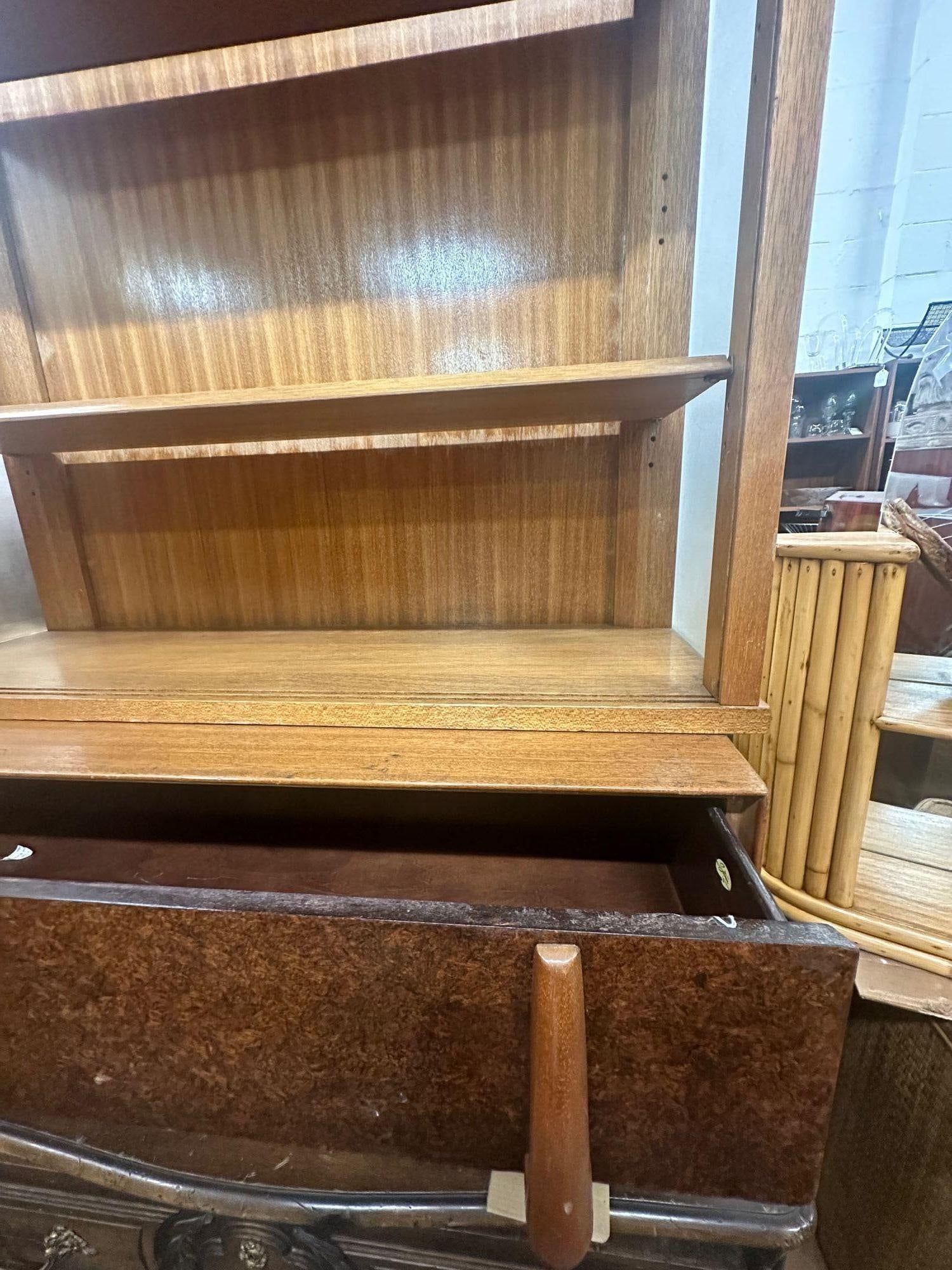 John Keal Wall Unit / Vitrine with Drawers for Brown Saltman - 15