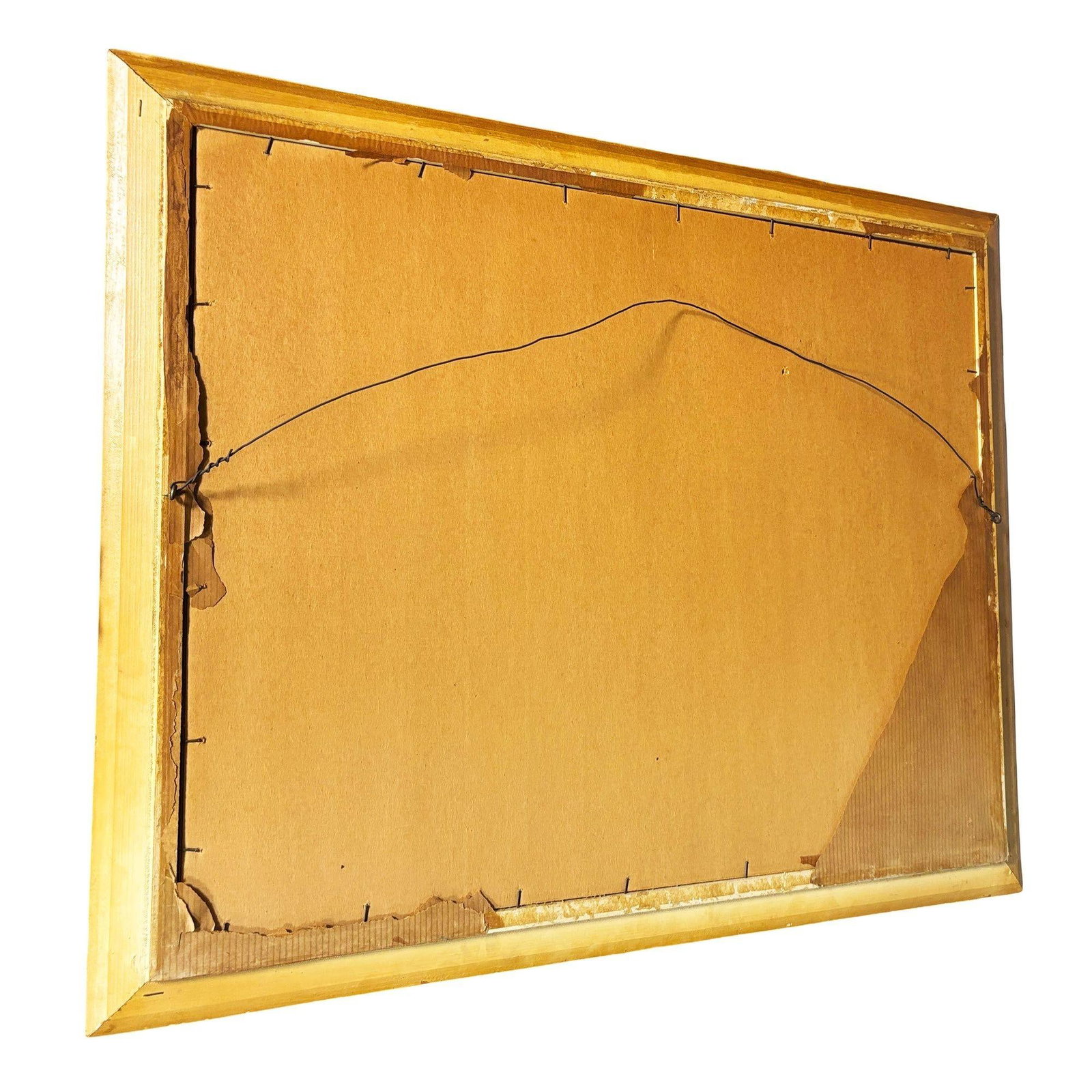 MCM Pink Flamingo Lithograph Print Signed Arthur in Mirror Frame by Turner - 6