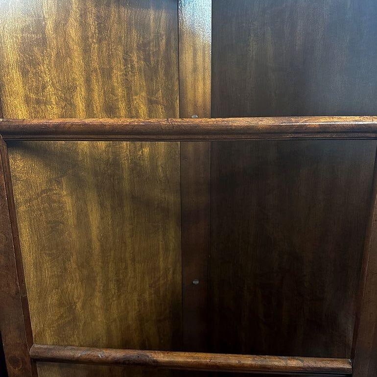 Colonial Style 4 Tier Oak Cupboard Corner Display Cabinet w/ Light - 5