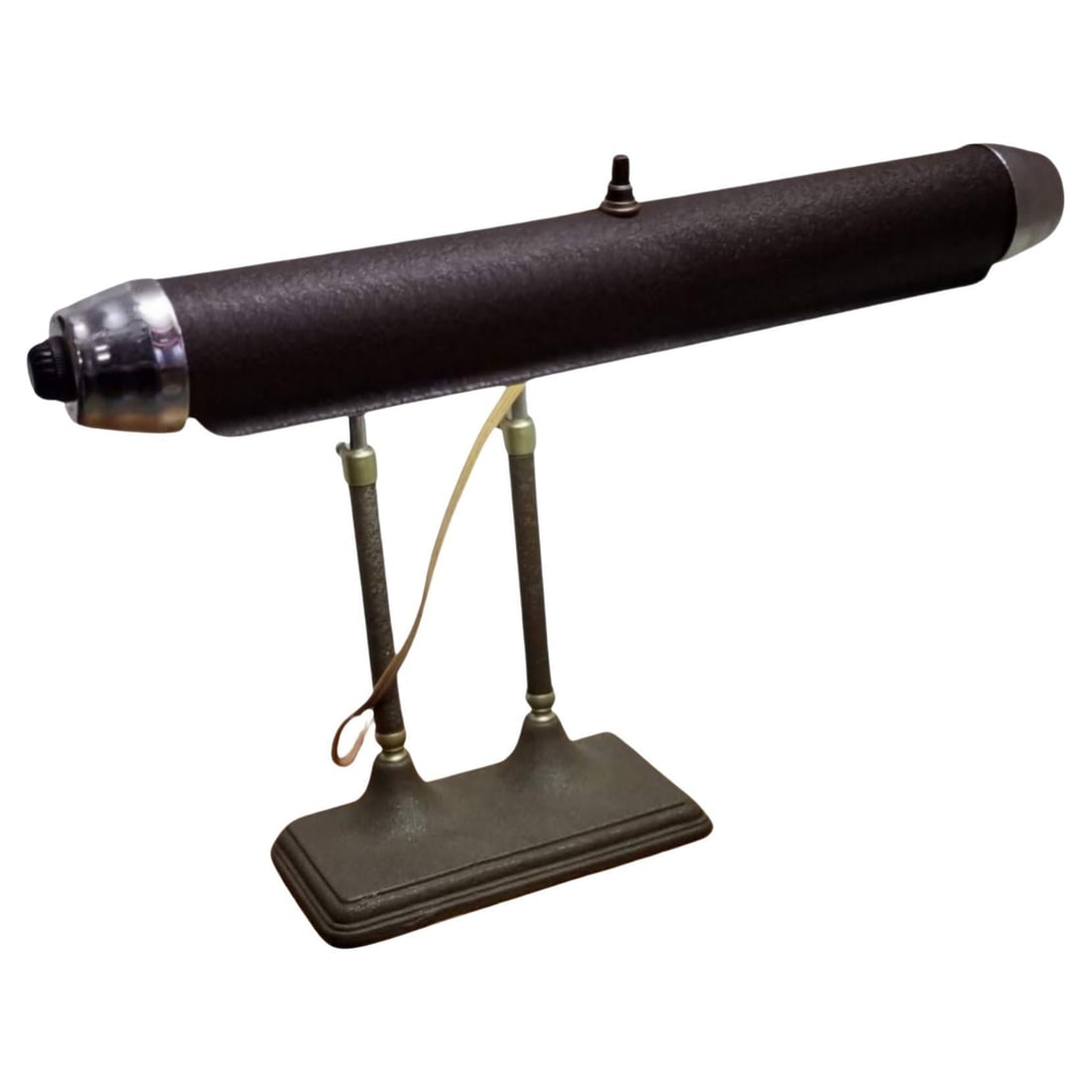 Art Deco Machine Age Chrome Adjustable Flourescent Desk Lamp - 2