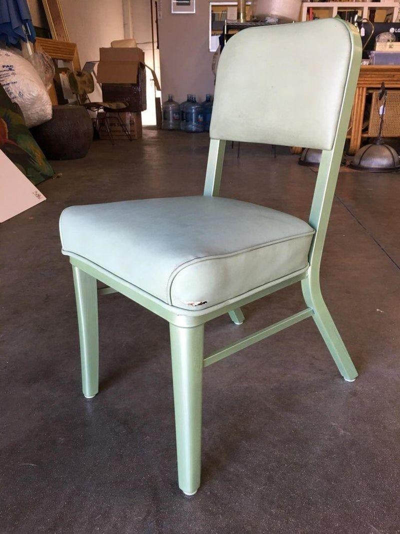 Midcentury Steelcase Tanker Dining Table and Chairs Set - 9