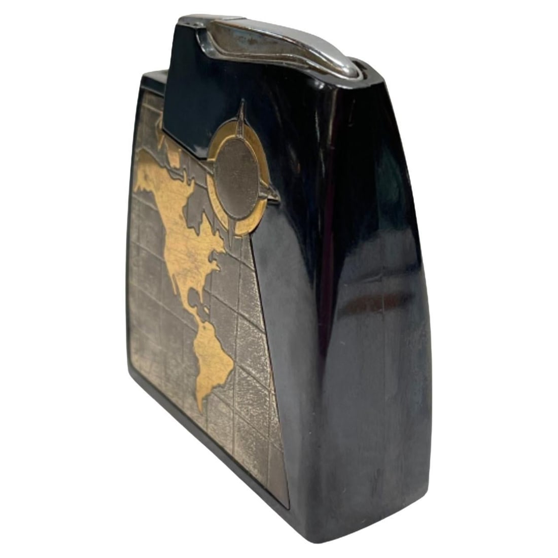 Rare Copper World Table Lighter by Broyles & Associates. circa 1964 - 2